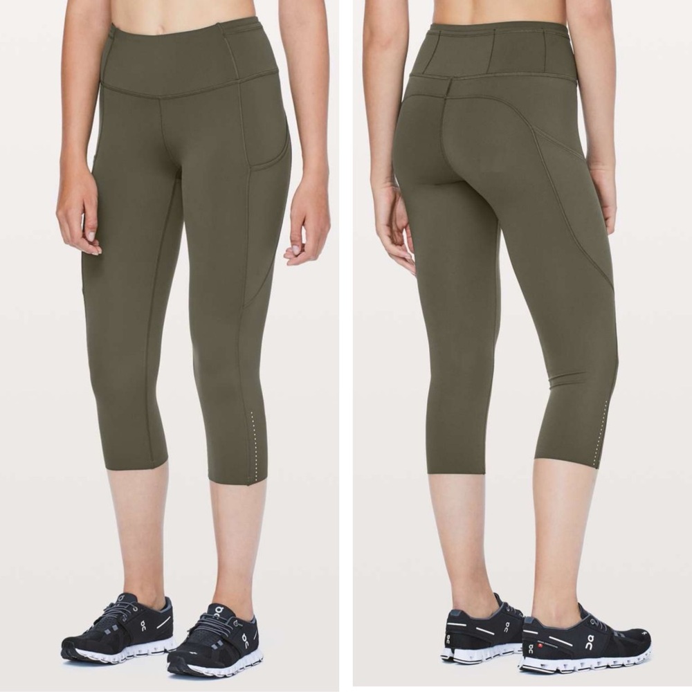Fast & Free Crop II *Nulux - 19” - size 6 - Dark Olive